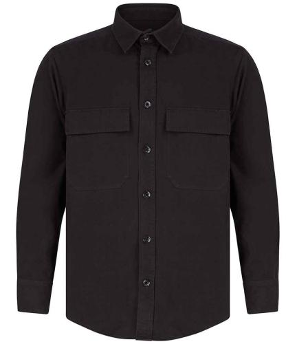 Front Row Drill Overshirt - BLK - XL